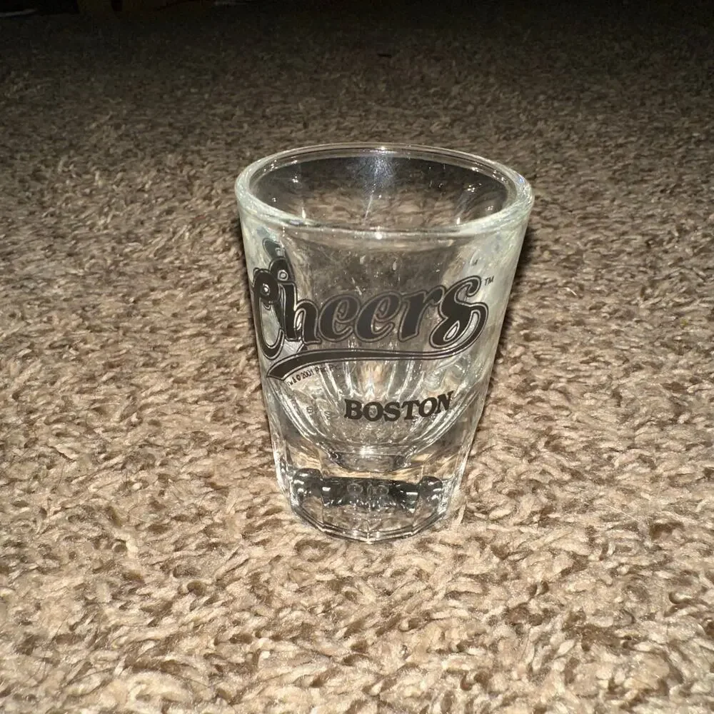 Cheers Boston Shot Glass Clear Barware TV Show Collectible